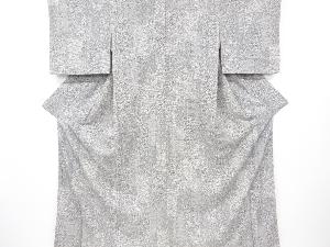 リサイクル 草花に寺院風景模様小紋着物